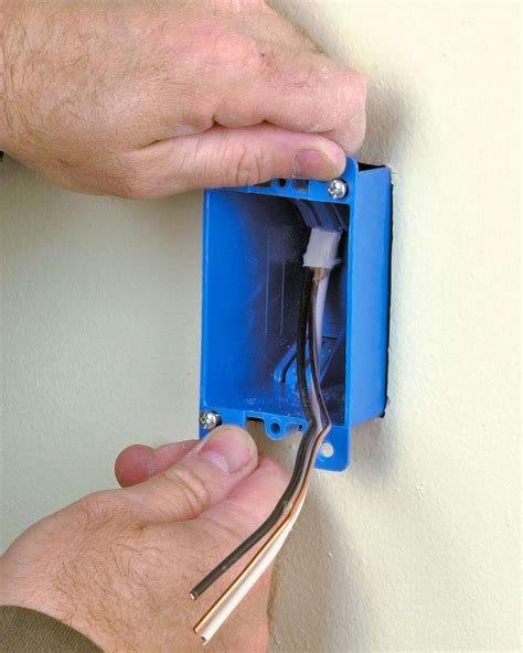 how and when to install a junction box|installing a remodel electrical box.